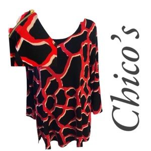 Chico’s Sz L(12) Travelers Top